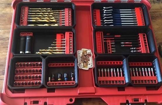 Milwaukee 3d Print Organizer Storage Bins 
