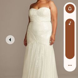 Wedding Dress Size 26