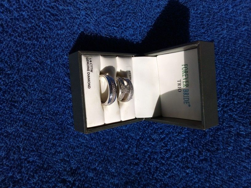 Forever Bride Trio Rings