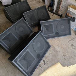 5 High Quality Powerful Stage Monitor Wedges 