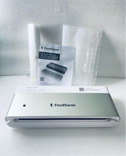 New Other FoodSaver Compact Vacuum Sealer Machine With Roll, Silver/White