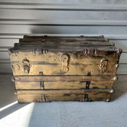 Antique Wooden Steamer Trunk
Chest