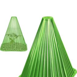 Garden Cloches for Plants, Reusable Bell Plant Cover, Plastic Small Plant Protector Seedling Protector to Protect Plants 7"" D X 9"" H, Green