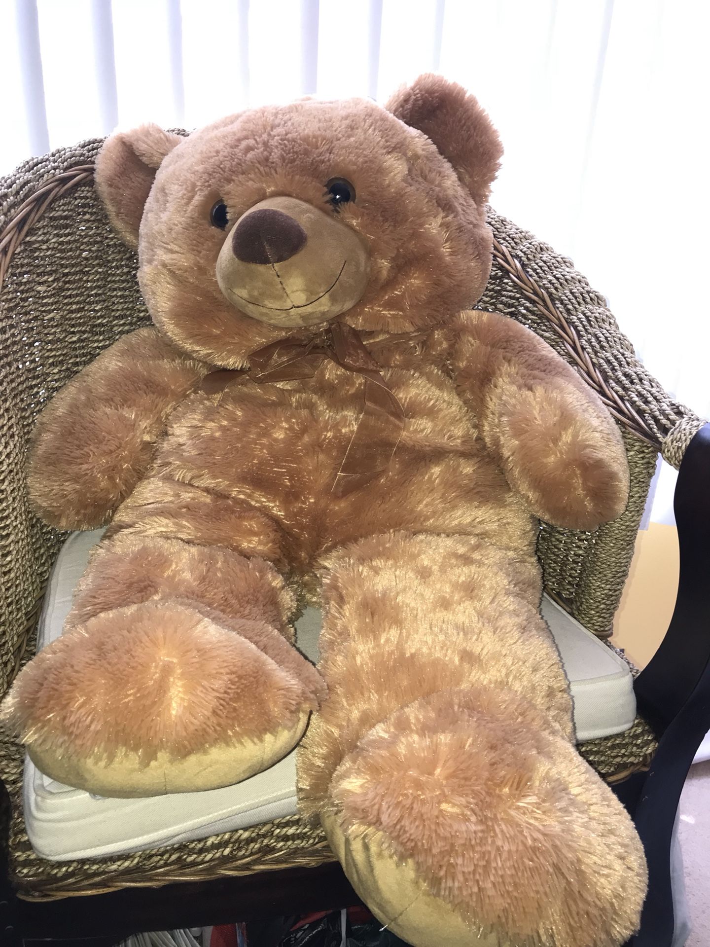 Large Stuffed Bear - Condition: NEW