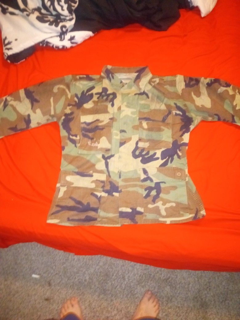 M81 Woodland Military Uniform Top