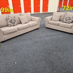 FREE DELIVERY Couch Sofa Loveseat 2 Piece Living Room Set