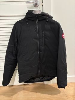 Canada Goose Black Hooded Puffer Jacket