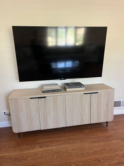 Walker Edison 69” Scandinavian 4- Door Cabinet