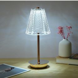 TARSHYRY LED Cordless Table Lamp,3000-6000K Vintage Touch Control Desk Lamp,Portable Beside Lamps for Bedroom Living Room Restaurant Outdoor