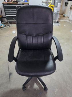 Leather office chair