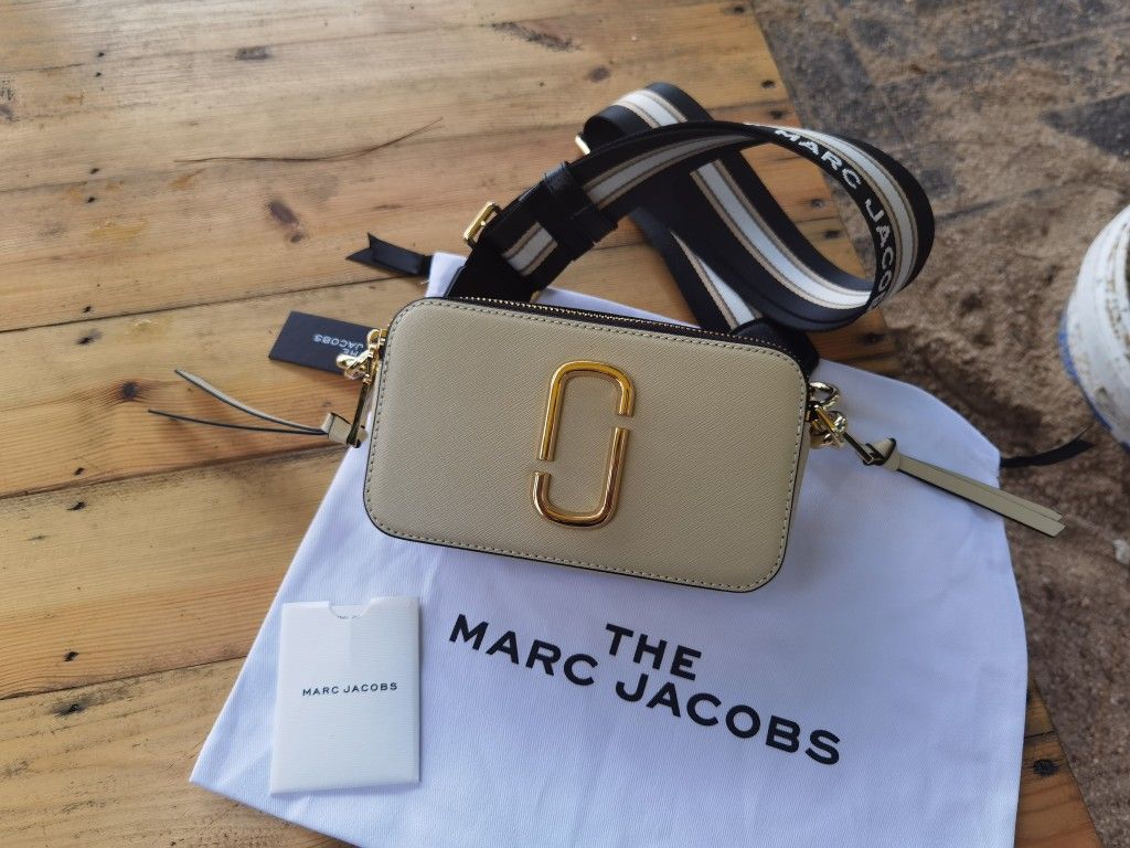 Marc Jacobs The Snapshot Crossbody Bag Cloud White Multi