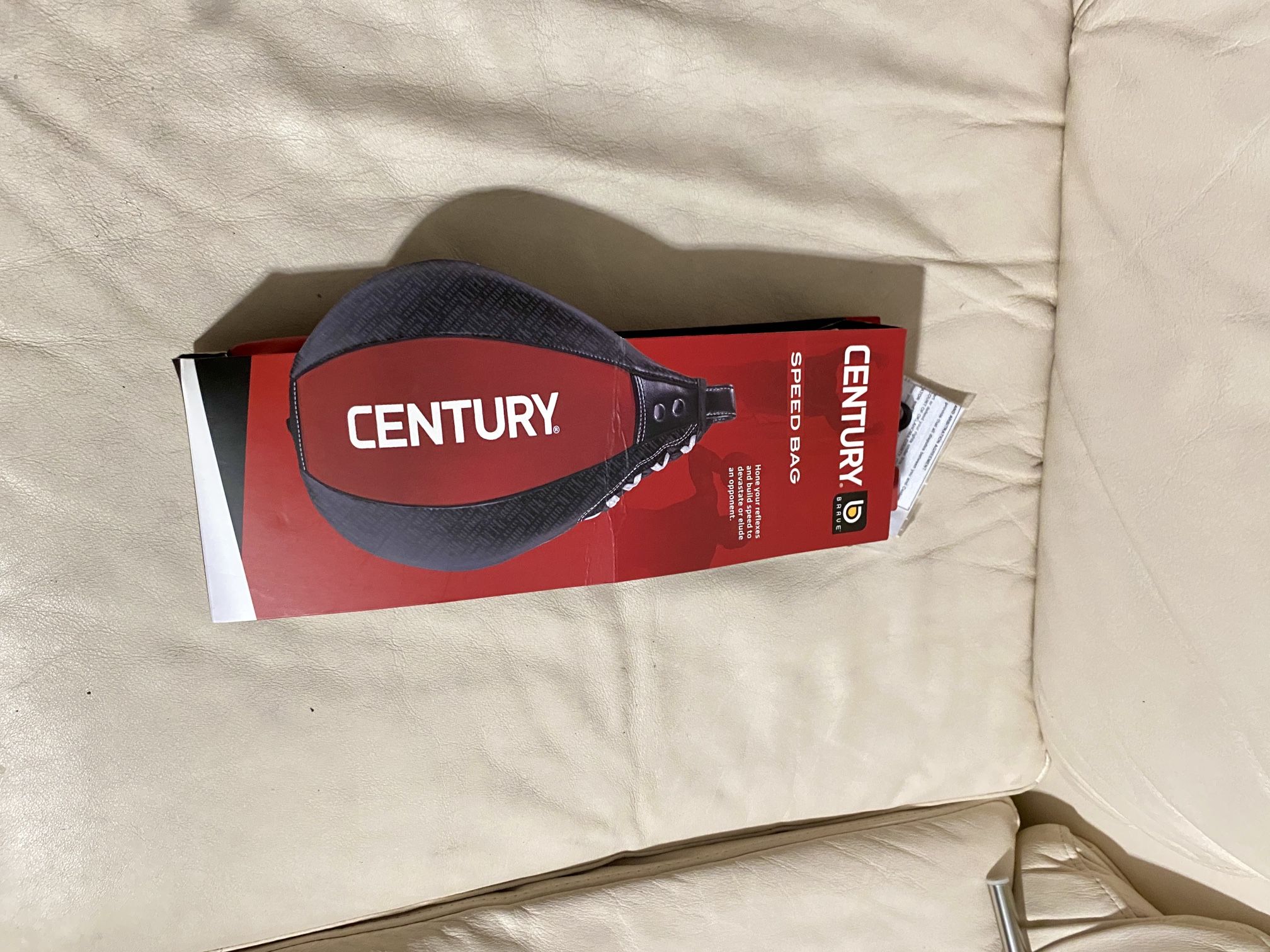 New Century BRAVE Speed Bag Red / Black 7” Inch