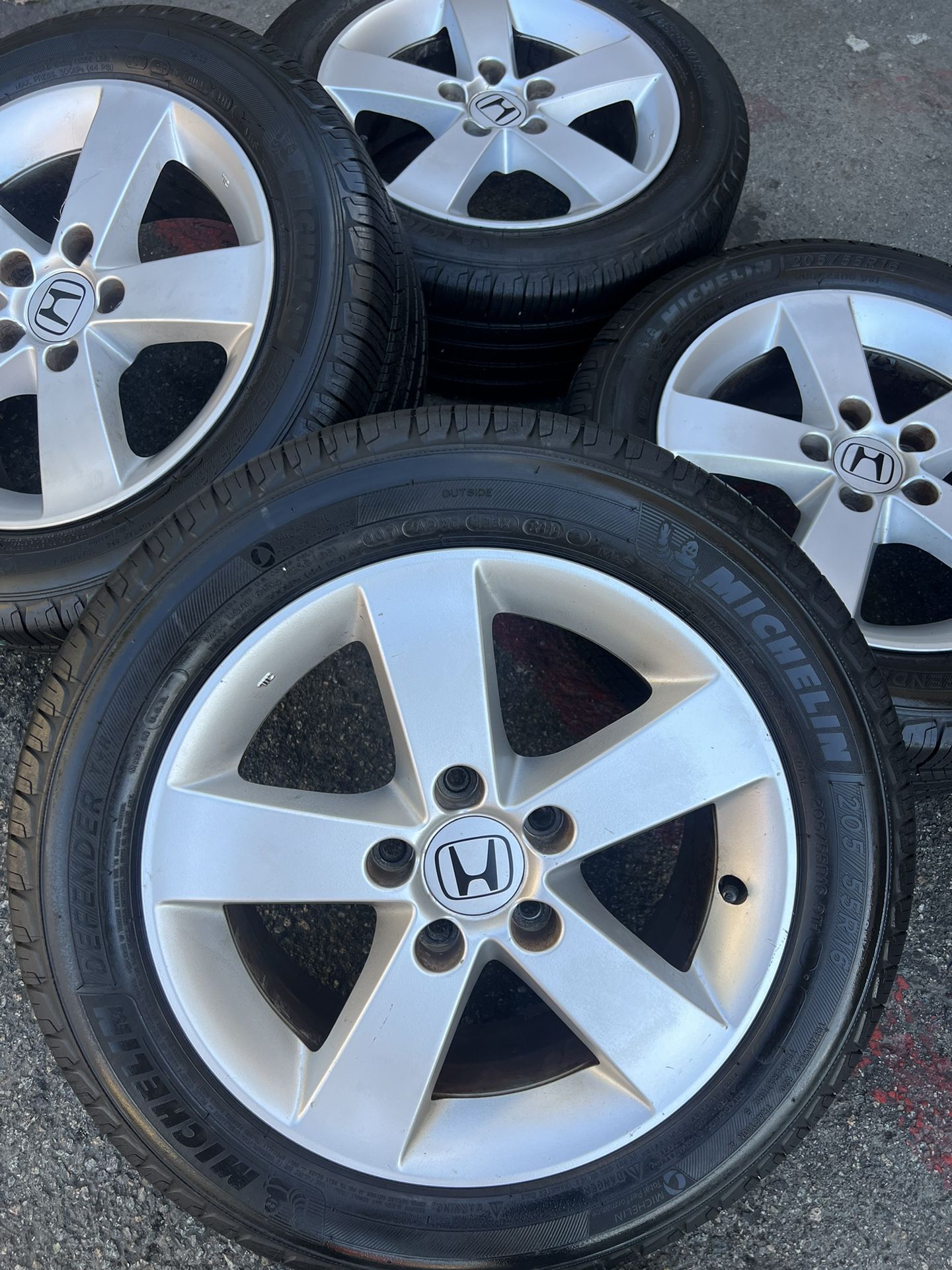 Rims Tires 16 Oem Honda Civic Ex Like New Condition Michelin Tires 90%