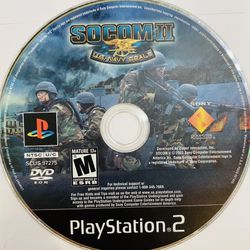 SOCOM II: U.S. Navy Seals PlayStation 2 PS2 Video Game Disc Only Clean Tested!!!