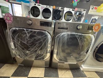 LG ThinQ Jumbo washer and dryer