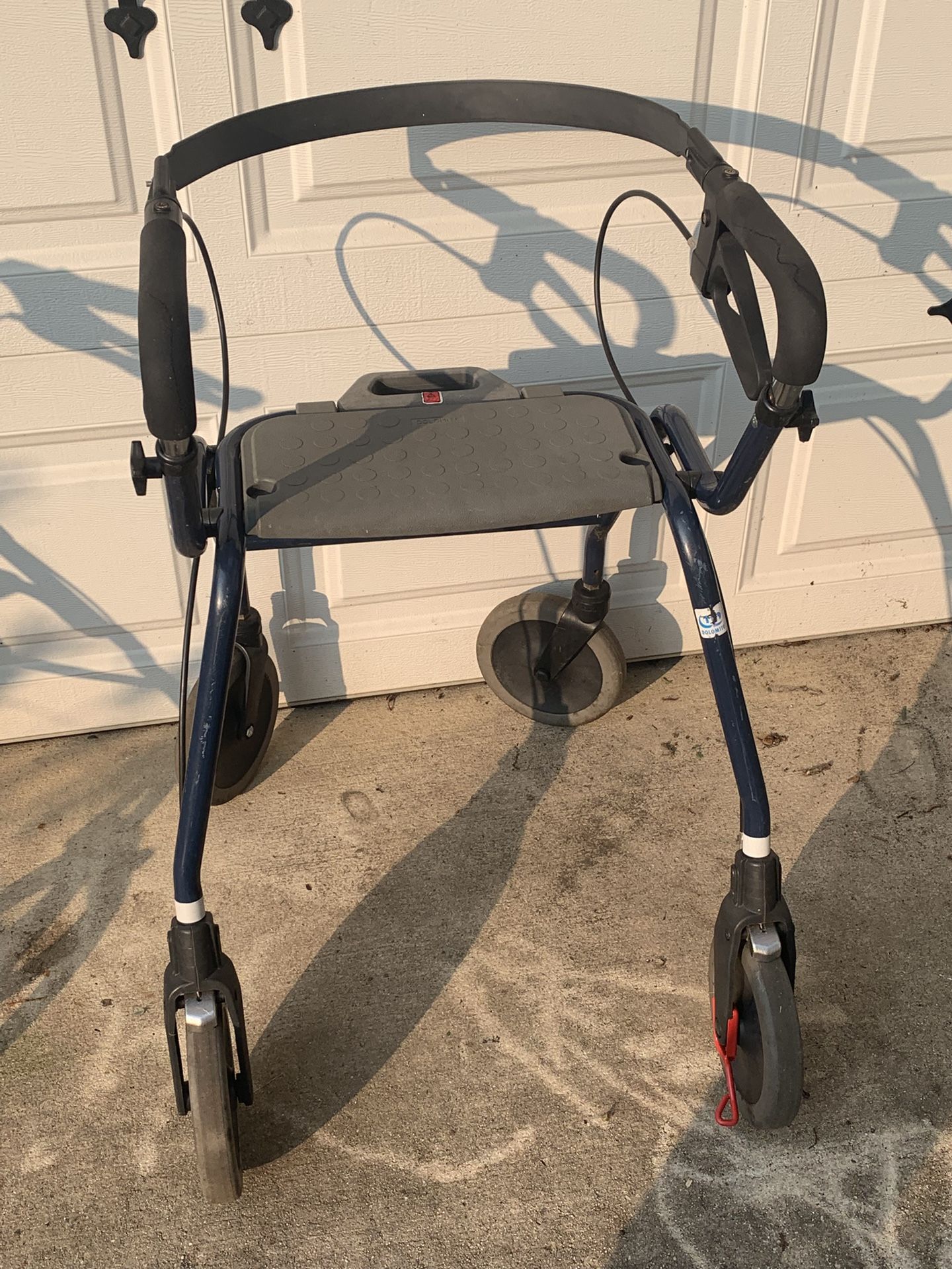 Dolomite Heavy Duty Folding Metal Rolling Chair