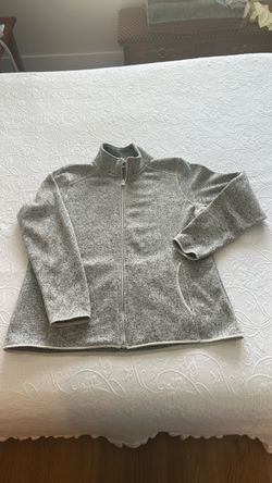 Eddie Bauer 2XL Heather gray zip up jacket