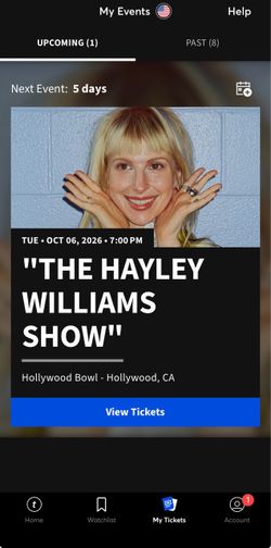 Hayley Williams Show!! *SOLD OUT*