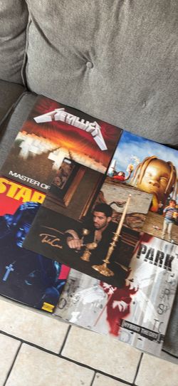 Vinyl Records, Drake, The Weeknd, Travis Scott, Metallica, Linkin Park