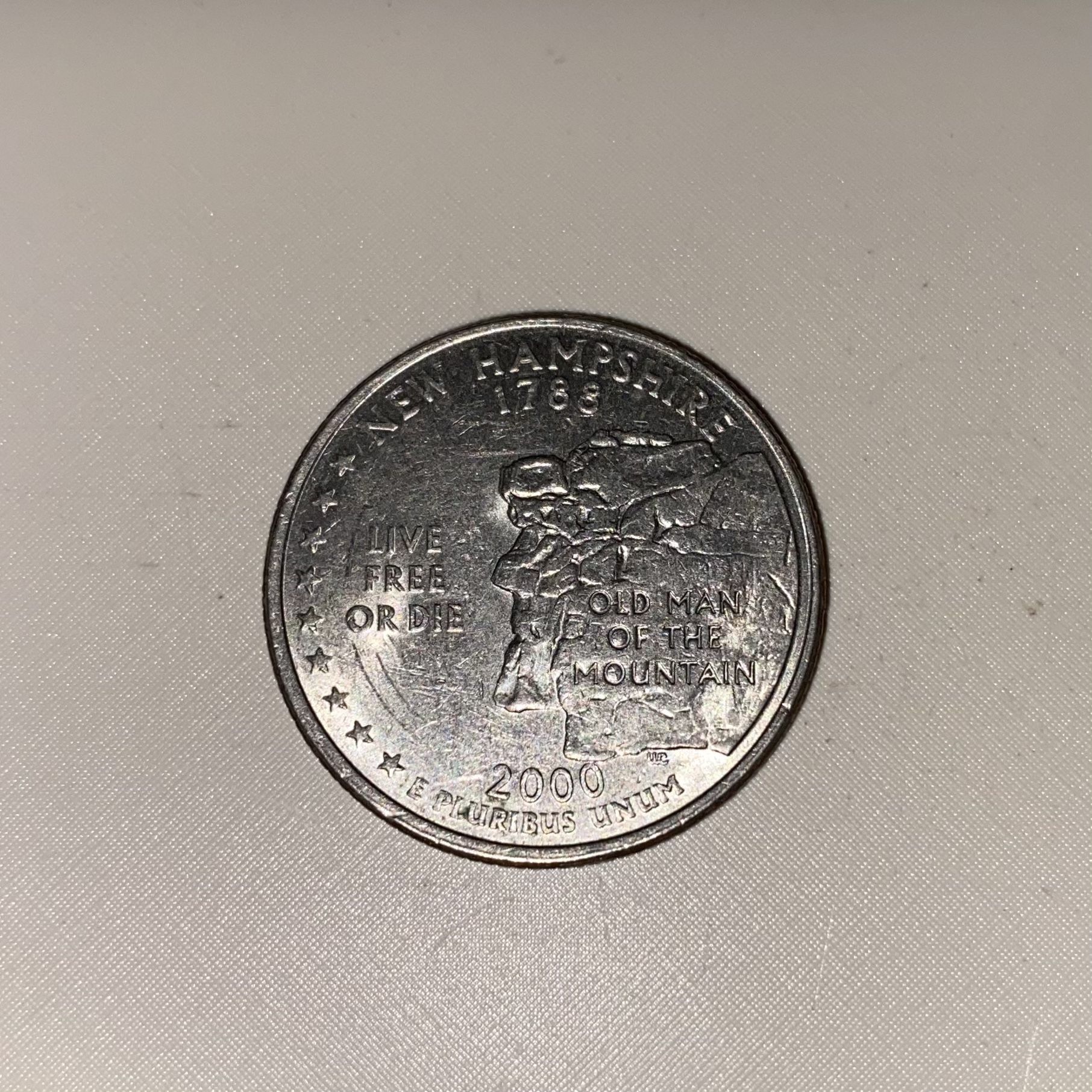 2000 New Hampshire Quarter