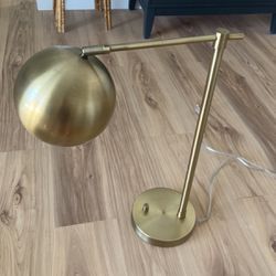 Target Brass/Gold Table Or Desk Lamp 