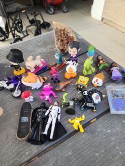25 figure toy lot star wars skylanders transformers my little pony and others