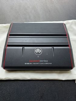 DB Drive SA1600.1D Speed Series Class D Amplifier