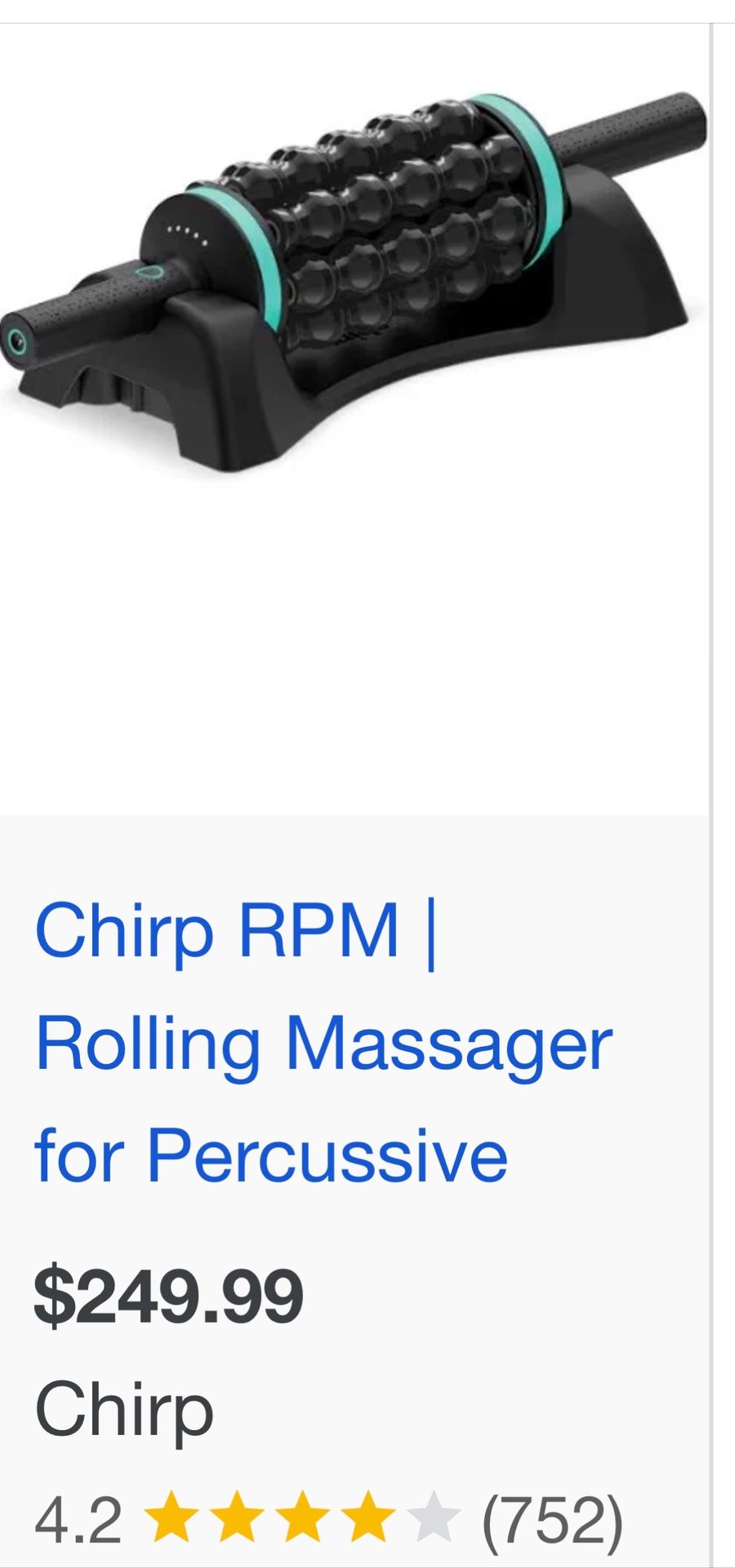 Chirp Rolling Massager