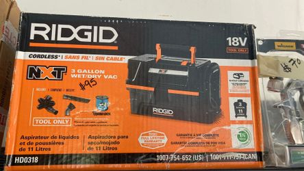 Ridgid 3 Gallon Wet/Dry Vac