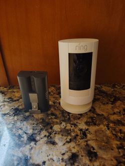 Ring Stick Up Plug In Security Camera Indoor Outdoor with battery
