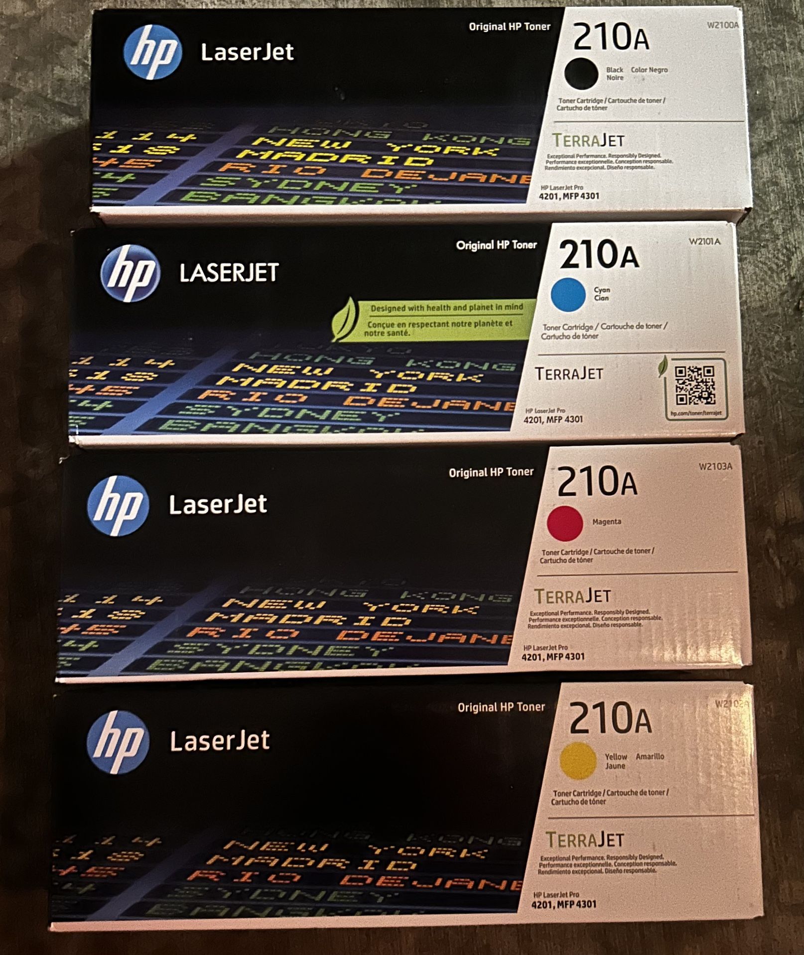 210A HP Toner 4 Pack