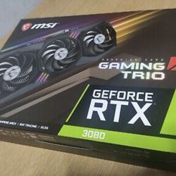 MSI GeForce RTX 3080 GAMING X TRIO 10GB GDDR6X Brand New - Ships Fast! 