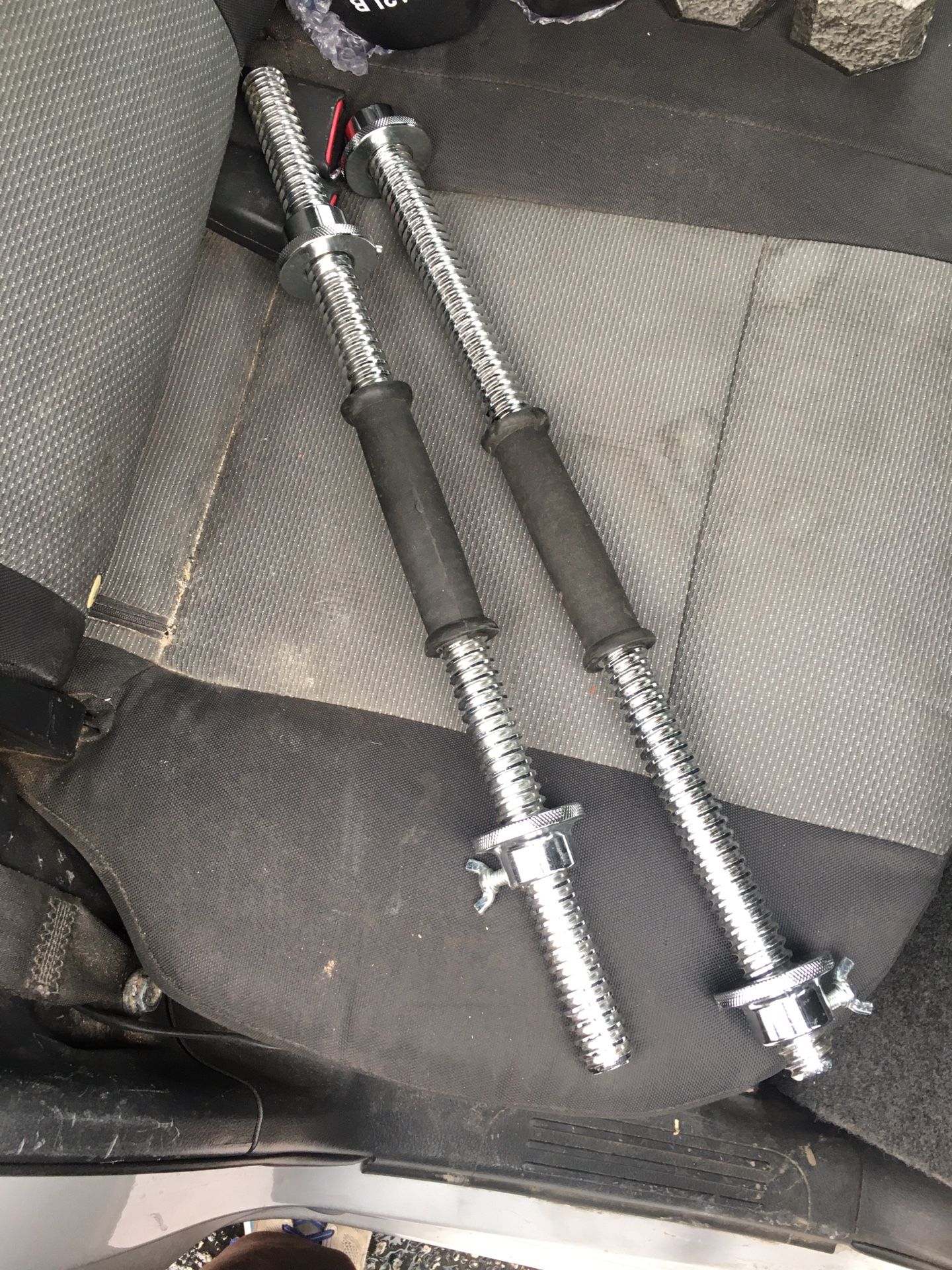Long dumbbell adjustable pair. 35.00