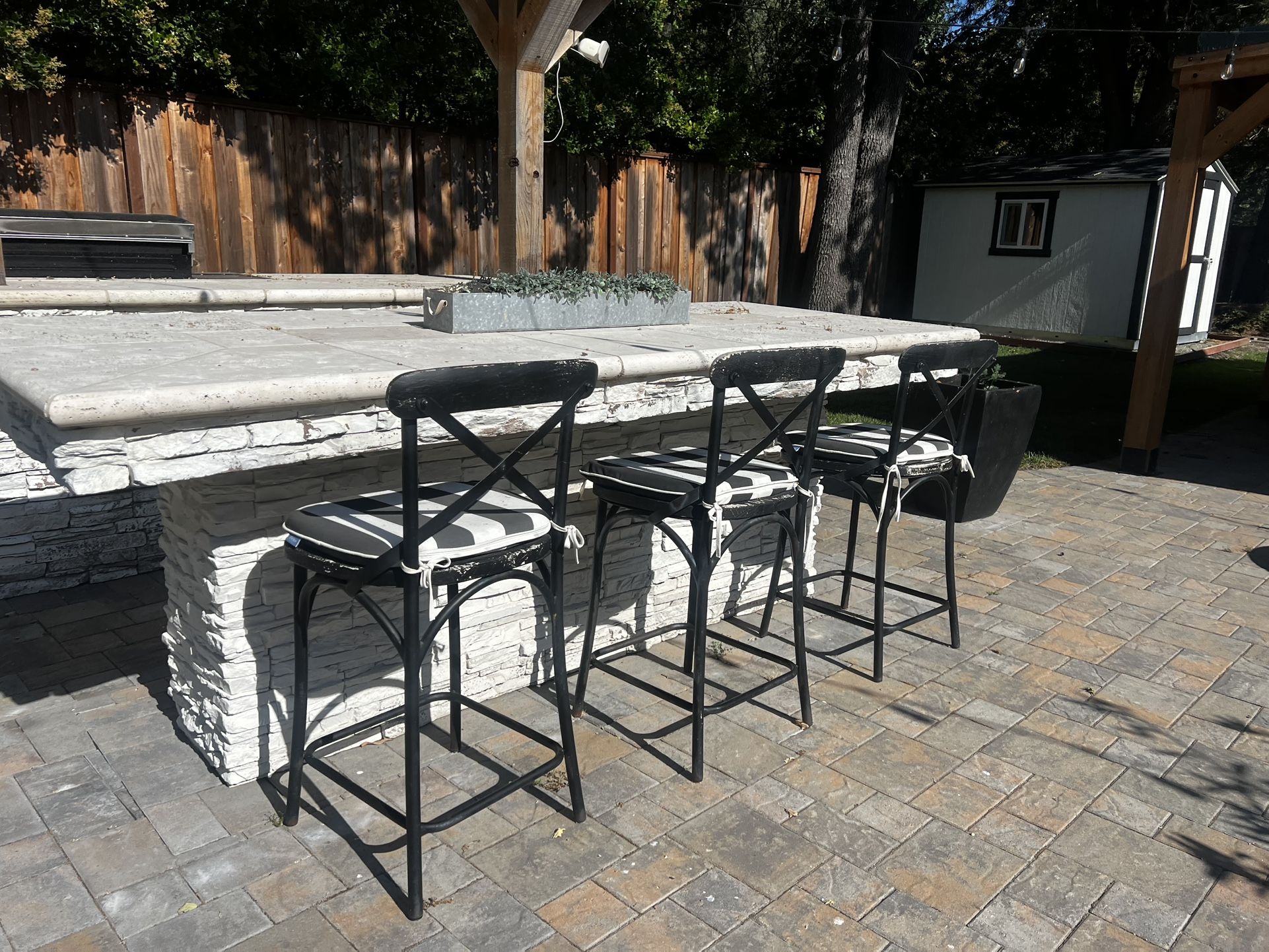 Pier 1 Outdoor Counter Stools (set of 3) – $75 (Paid $150 Each)