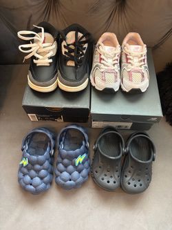 Jordan asics crocs
