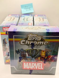 Topps Chrome Marvel Mega Box