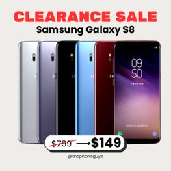 Samsung Galaxy S8 5.8” (Nuevo) – ¡Solo $149! Ahorra Hasta un 81% 🔥
