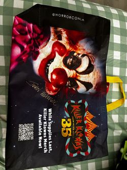 Horrorcon LA 35th anniversary Killer Klowns From Outer Space Autographed Tote bag