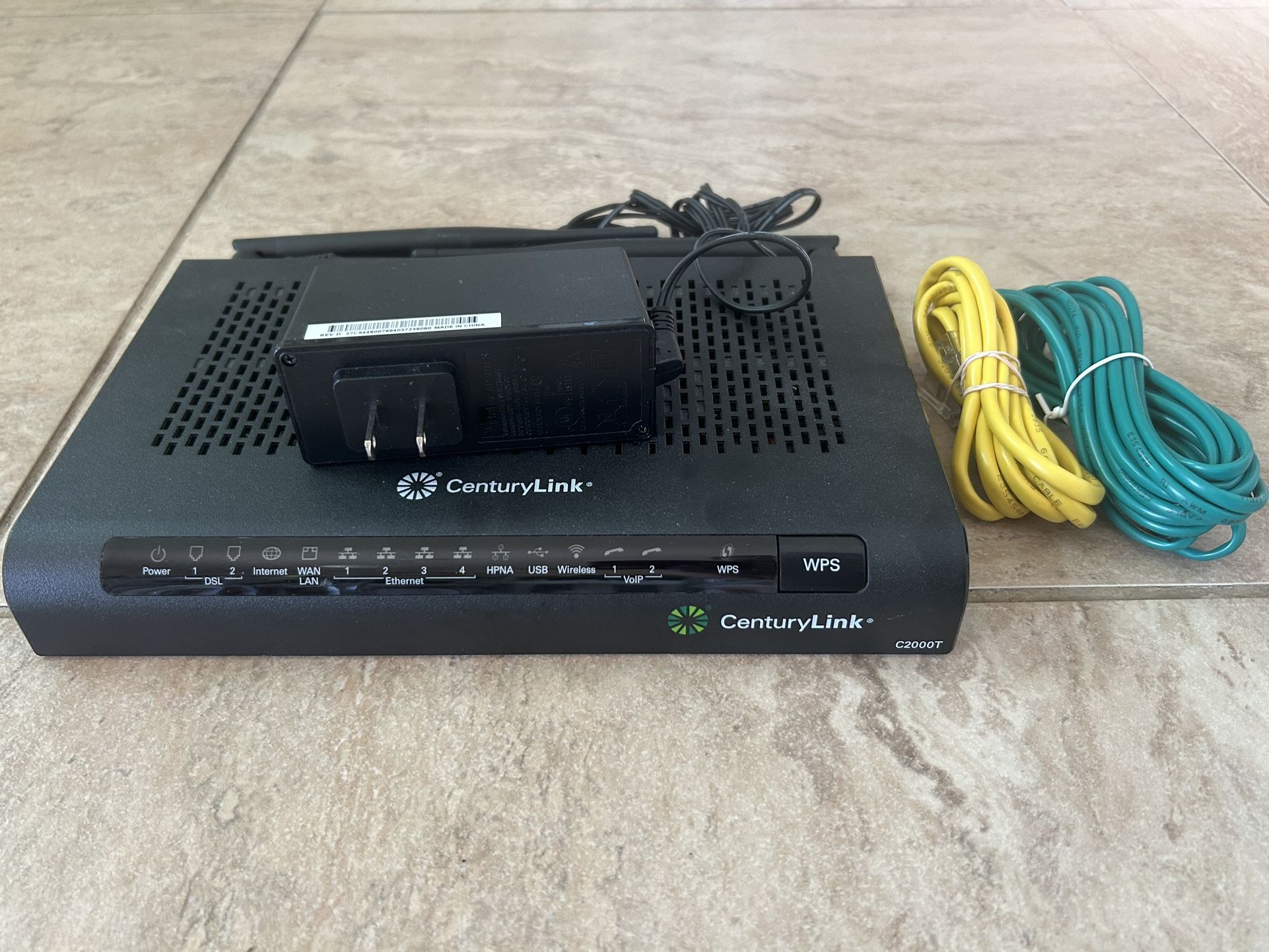 CenturyLink C2000T Technicolor Wireless 802.11N ADSL2+ VDSL Modem Router