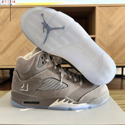 Jordan 5 Wolf Grey Retro SIZE 10.5