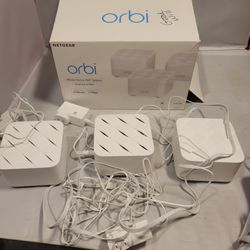 Netgear RBK13-100NAR Orbi AC1200 Mesh WiFi System Whole House Router