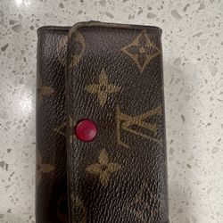 Louis Vuitton Monogram 6 Key Holder Fuchsia Interior – Receipt