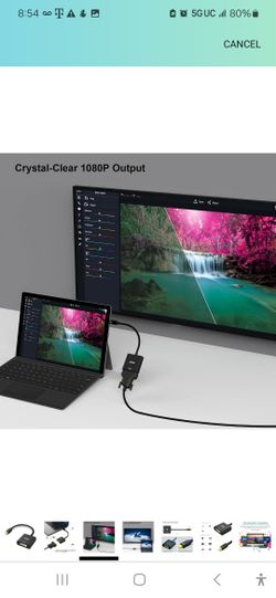 Benfei Mini Display Port To DVI adapter