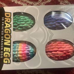8" 3D Printed Dragon Eggs 4pcs