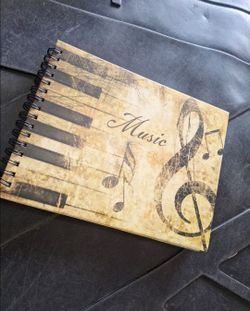 Brand new Blank Sheet Music Score Manuscript Paper Songwriters Journal Hardcover 12x9