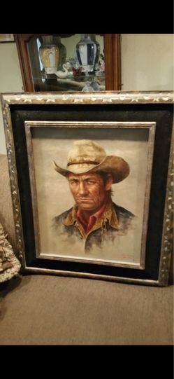 Bill Hampton painting/ famous Disney Artist