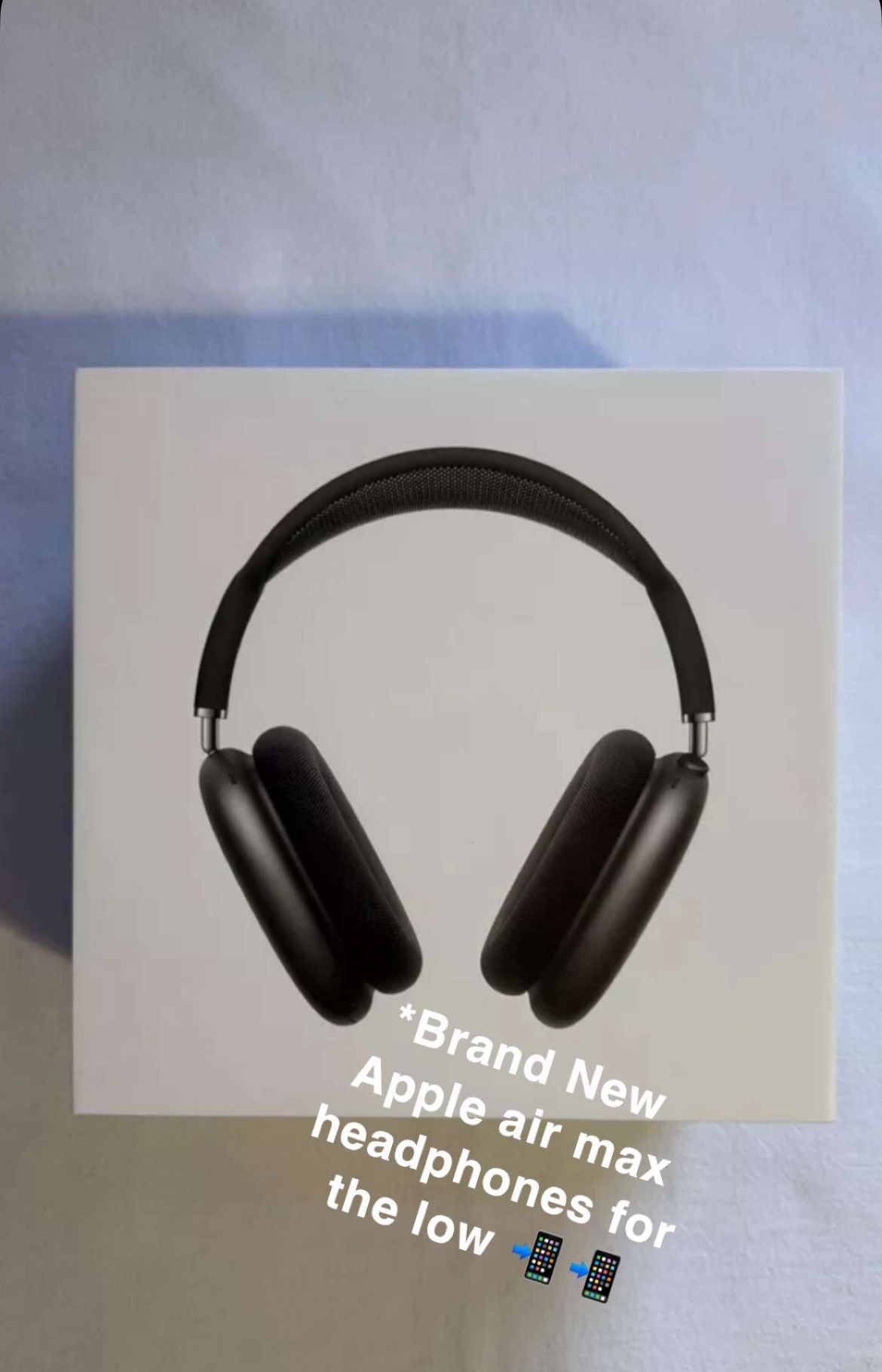 Space Gray Apple Max Headphones