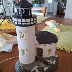 Functional Lighthouse Figurine 
