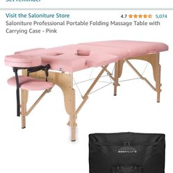 Pink Portable Massage Chair 