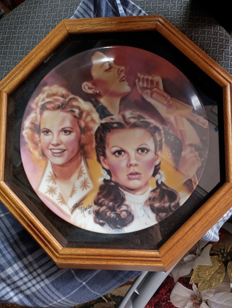 Framed Collectors Plate